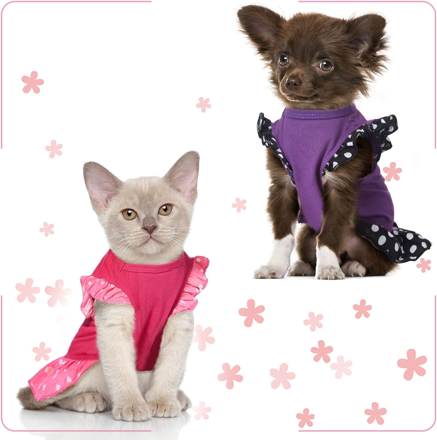 Adorable 2-Piece Love and Me Dog Dresses for Cute Girls - Perfect Summer Apparel for Medium Breeds!